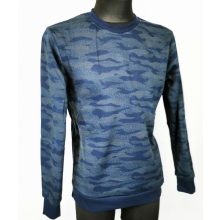 Anyagában mintás, férfi pulóver M-3XL