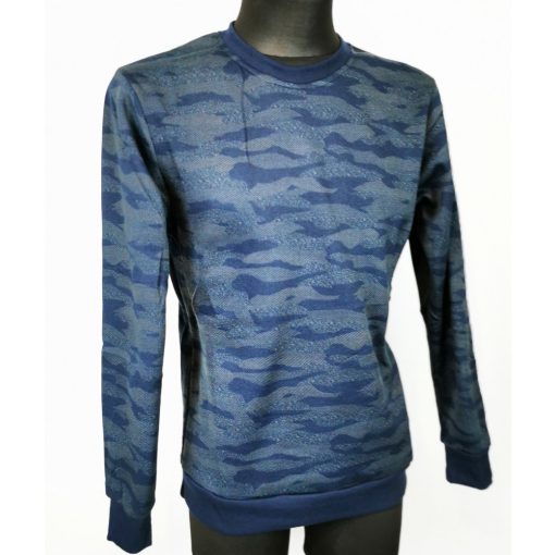 Anyagában mintás, férfi pulóver M-3XL