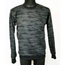 Anyagában mintás, férfi pulóver M-3XL