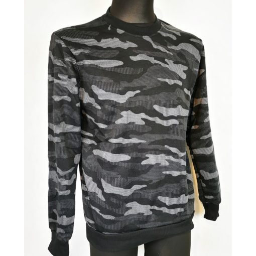 Anyagában mintás, férfi pulóver M-3XL