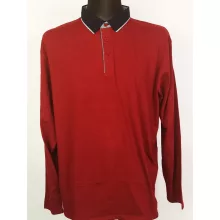 Ingnyakú, hosszú ujjú, vékonyabb, pamutos anyagú, férfi  póló XL-5XL