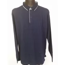 Ingnyakú, hosszú ujjú, vékonyabb, pamutos anyagú, férfi  póló XL-5XL