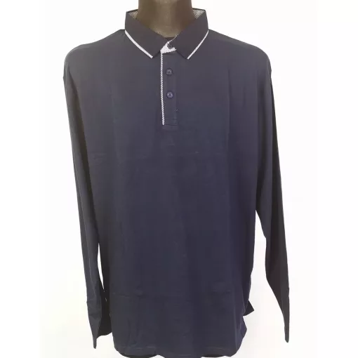 Ingnyakú, hosszú ujjú, vékonyabb, pamutos anyagú, férfi  póló XL-5XL