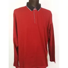 Ingnyakú, hosszú ujjú, vékonyabb, pamutos anyagú, férfi  póló XL-5XL