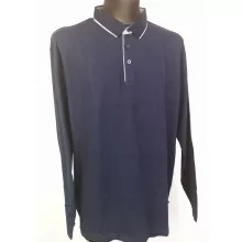 Ingnyakú, hosszú ujjú, vékonyabb, pamutos anyagú, férfi  póló XL-5XL