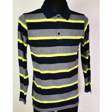 Kihajtós nyakú,  hosszú ujjú, vékonyabb, pamutos anyagú férfi felső S-2XL