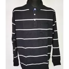 Ingnyakú, hosszú ujjú, vékonyabb, pamutos anyagú, férfi  póló XL-5XL