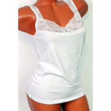 Pamut anyagú, csipke díszítéses atléta S-2XL