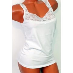 Pamut anyagú, csipke díszítéses atléta S-2XL