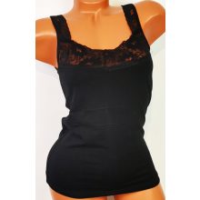 Pamut anyagú, csipke díszítéses atléta S-2XL