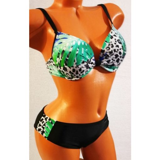 Vékony szivacsbetétes, kétrészes fürdőruha 44-50