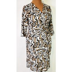 Deréknál ráncolt alkalmi ruha 44-54