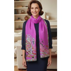 Nagy méretű, mintás,  selyemkendő, több színben