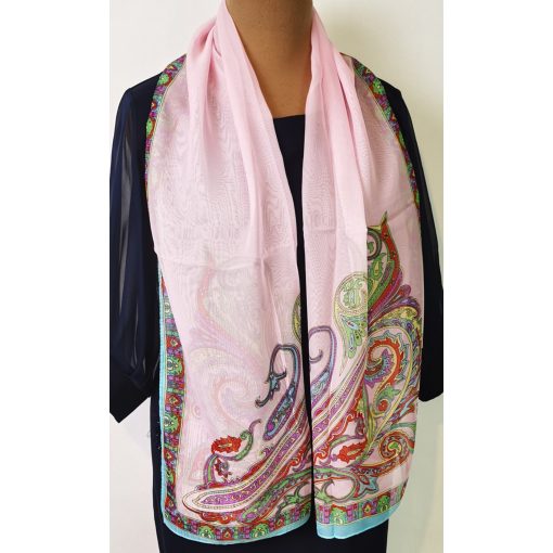 Nagy méretű, mintás,  selyemkendő, több színben