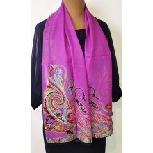 Nagy méretű, mintás,  selyemkendő, több színben