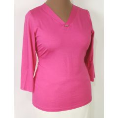 Pink színű, pamutos anyagú felső L-3XL