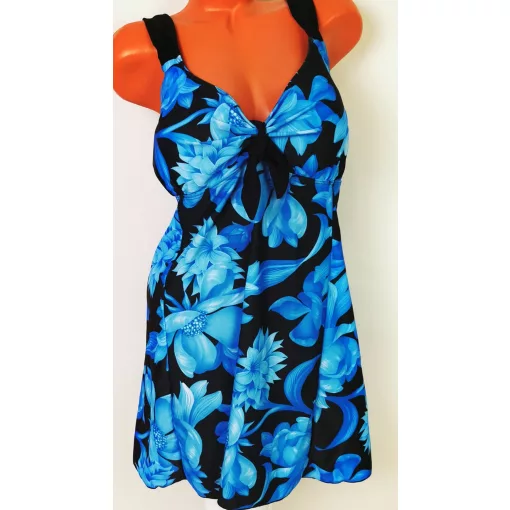 Hosszú felső részű, vékony szivacsbetétes tankini 5XL-9XL