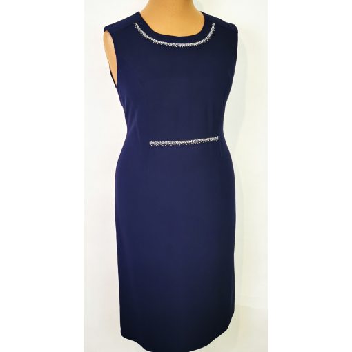 Gyönyörű két részes, sötétkék színű, alkalmi ruha 44-56