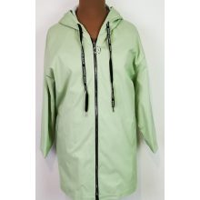 Selyembéléses, kapucnis, zsebes, átmeneti dzseki 2XL/3XL