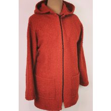 Zsebes, elől cipzáras, kapucnis, átmeneti polár dzseki L-5XL