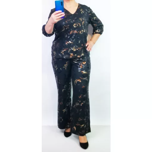 Gyönyörű,  két részes alkalmi nadrág kosztüm M/L-3XL/4XL