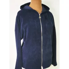 Cipzáras, kapucnis, zsebes,  felső  XL/3XL