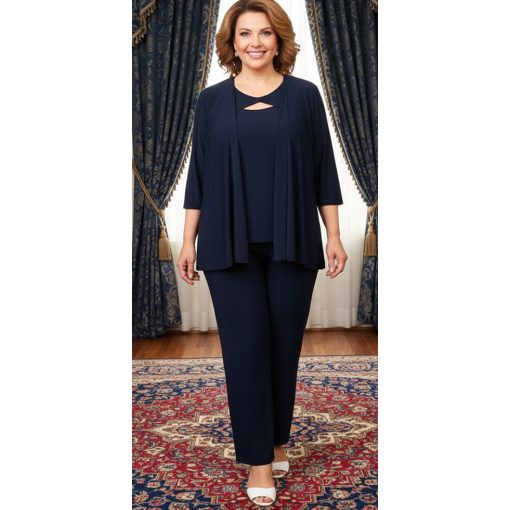 Három részes alkalmi, nadrág kosztüm 42-50