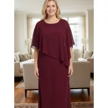 Bordó színű, két részes alakmi ruha 46-60