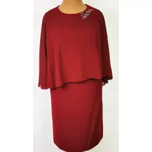 Bordó színű, két részes alakmi ruha 46-60