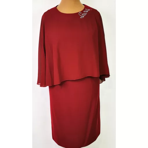 Bordó színű, két részes alakmi ruha 46-60