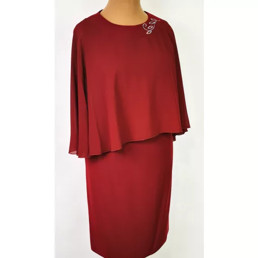 Bordó színű, két részes alakmi ruha 46-60