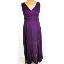 Muszlin rátétes, alkalmi, maxi ruha 44-50