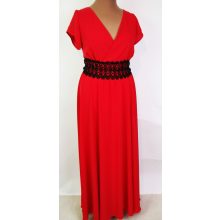 Csipke díszitéses, alkalmi, maxi ruha 46-50