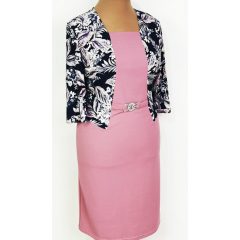 Deréknál díszcsatos ruha 46-52