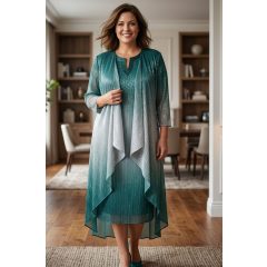 Gyönyörű két részes alkalmi ruha 44-58