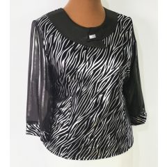 Babagalléros, nyaknál díszített, alkalmi felső L-4XL