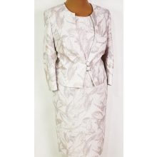 Gyönyörű, bézs színű, két részes alkalmi kosztüm 44-54