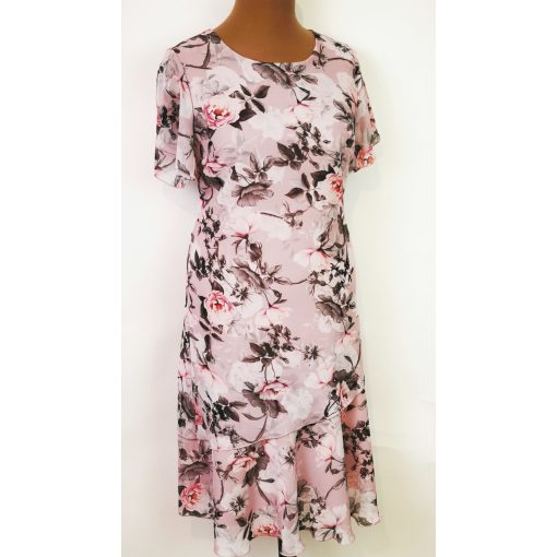 Dupla muszlin anyagú, alkalmi ruha 42-52