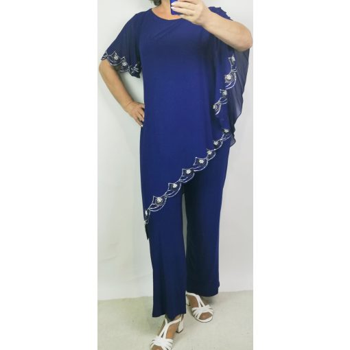 Gyönyörű, három részes alkalmi, nadrág kosztüm 46-50