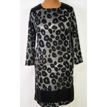 Alsó része latex betétes, pamutos anyagú ruha 44-50