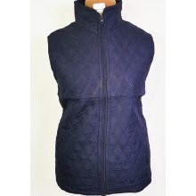 Zsebes, elől cipzáras, vékony selyembléses, átmeneti mellény  XL-5XL