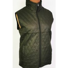 Zsebes, elől cipzáras, vékony selyembléses, átmeneti mellény  XL-5XL