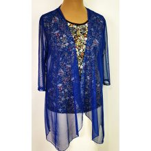 Felső, 3/4-es ujú,  ajándék muszlin pelerinnel XL/2XL