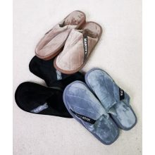 Szőrme díszítéses, szőrme bélelt papucs 36/37-40/41