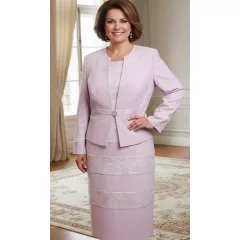   Nagyon szép, rózsaszín-fehér színű, két részes alkalmi kosztüm 44-54