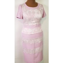 Nagyon szép, rózsaszín-fehér színű, két részes alkalmi kosztüm 44-54