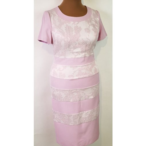 Nagyon szép, rózsaszín-fehér színű, két részes alkalmi kosztüm 44-54