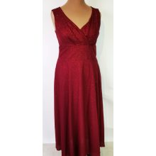 Bordó színű alkalmi, maxi ruha 44-52