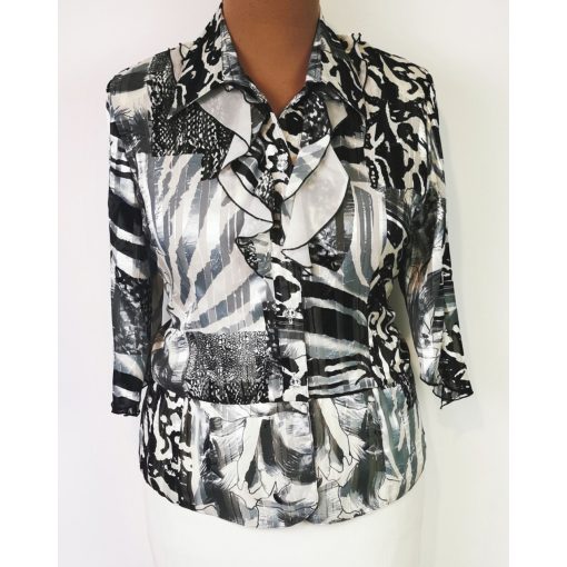 Ingnyakú, végig gombos alkalmi ing L-3XL