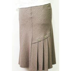 Bal oldalán díszített, alkalmi szoknya 44-54